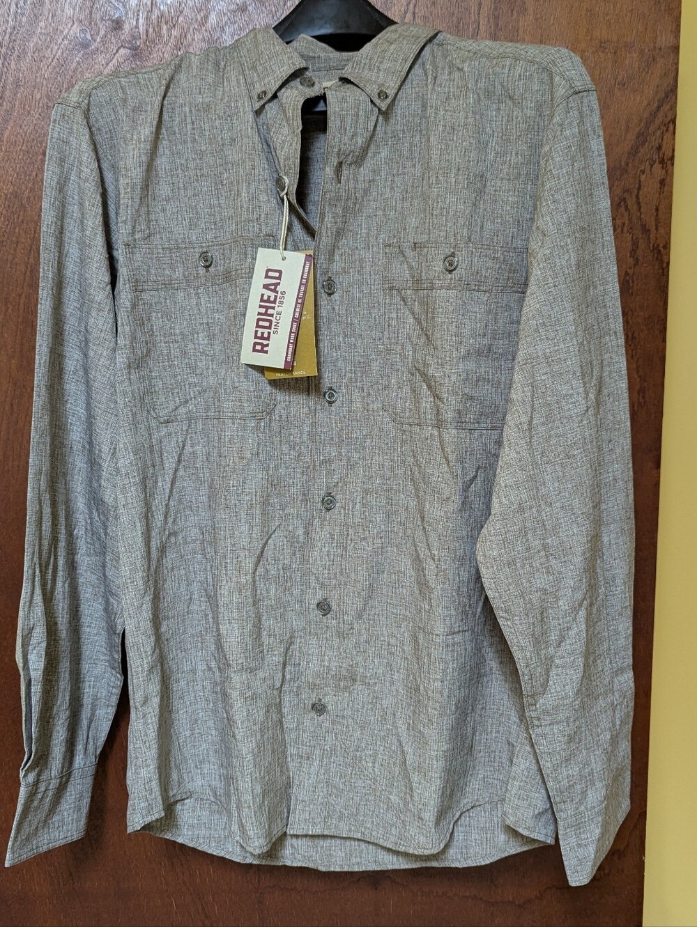 RedHead Men's Chambray Lightweight Work Shirt